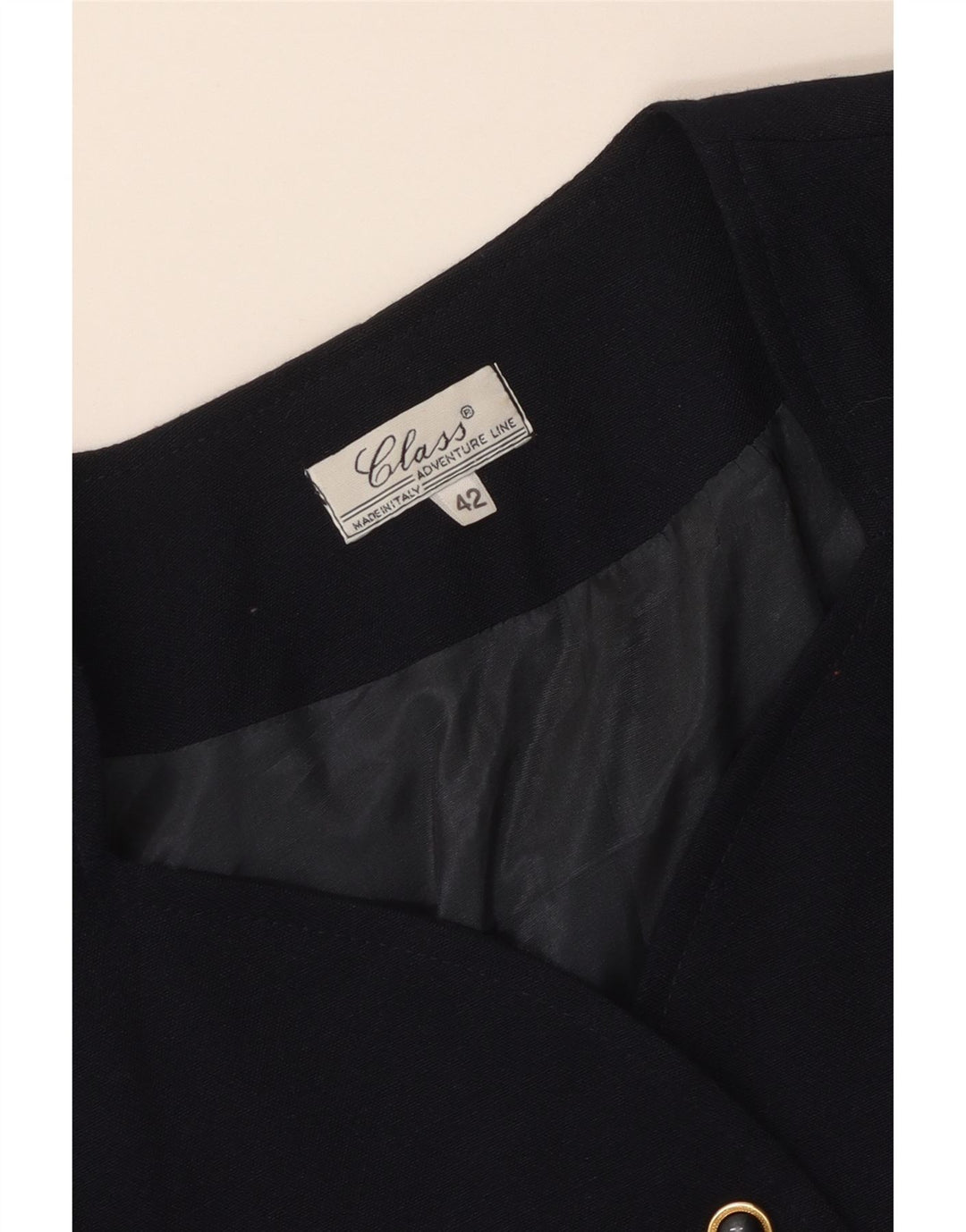 Class Damen 5-Knopf-2-teiliges Rock-Set IT 42 Medium W26 Marineblau