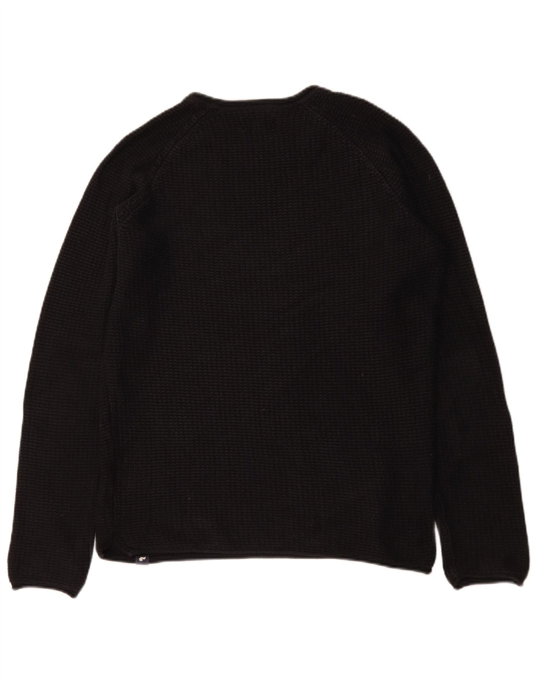 Jack & Jones Herren-Pullover mit Rundhalsausschnitt, mittelschwarz, Baumwolle