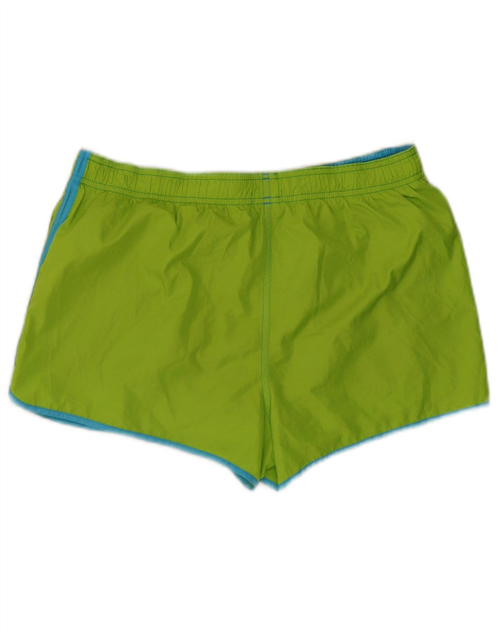 Calvin Klein Damen Badeshorts mit Grafik, UK 14, Mittelgrün