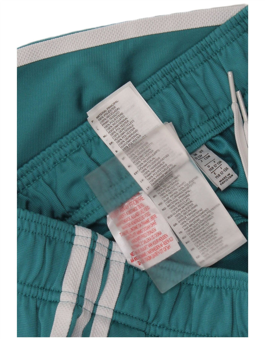 Adidas Mädchen-Trainingshose, Jogger, 12–13 Jahre, blaues Polyester