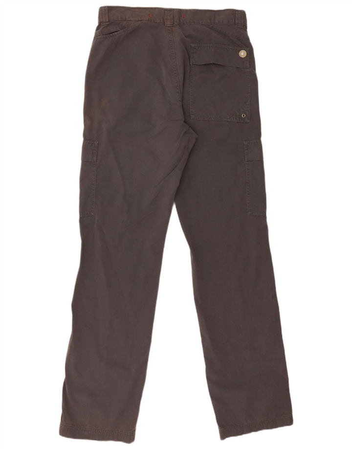 Trussardi Herren gerade Cargohose IT 48 Medium W32 L32 Grau
