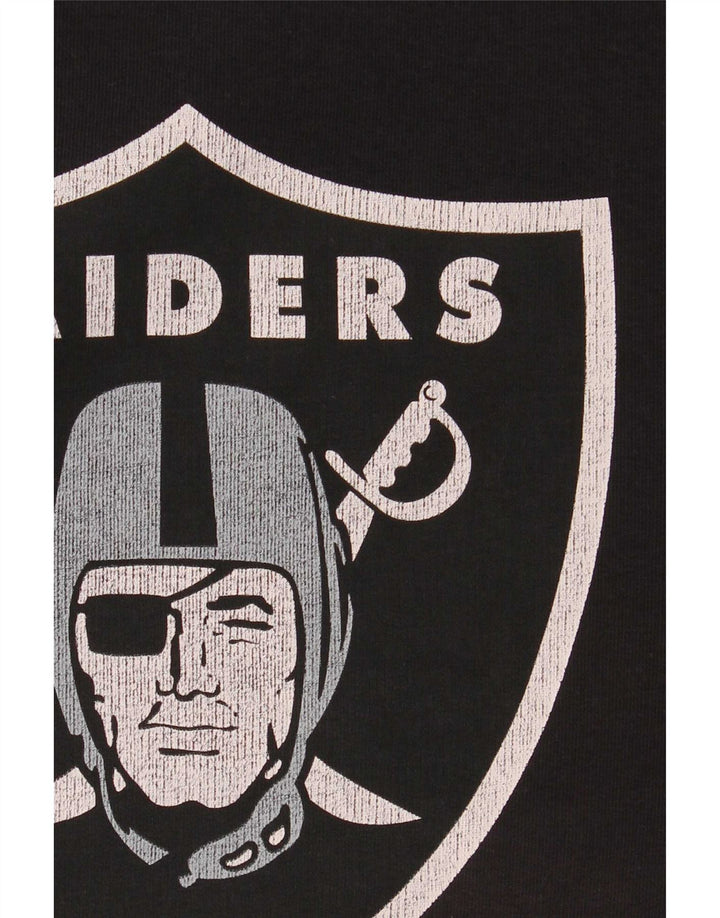 NFL Herren Raiders Grafik-Sweatshirt, Pullover, Größe S, Schwarz, Baumwolle