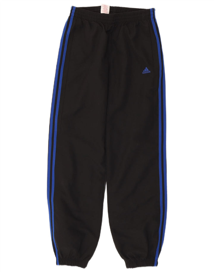 ADIDAS Jungen-Trainingshose, Jogginghose, 15–16 Jahre, schwarzes Polyester