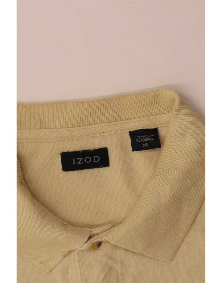Izod Herren Poloshirt XL Gelb Baumwolle