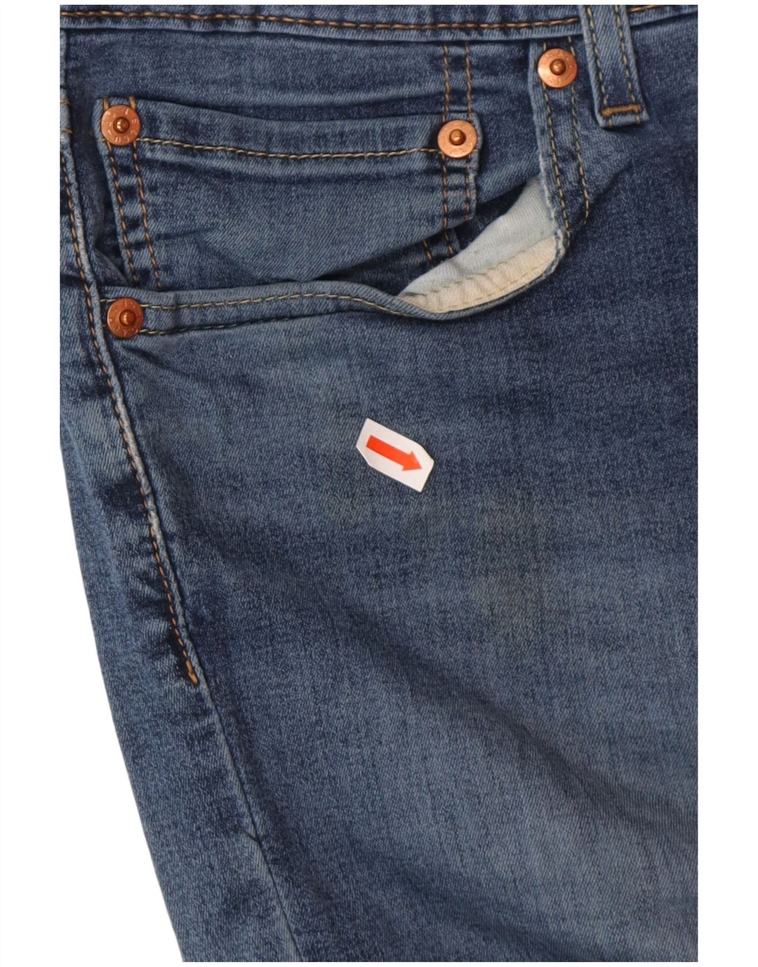 LEVI'S Herren 511 Slim Jeans W33 L32 Blaue Baumwolle