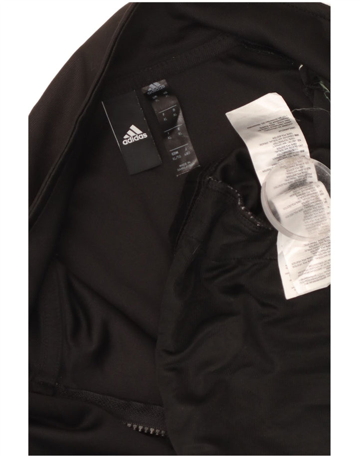 Adidas Herren Trainingsanzug Top Jacke XL Schwarz Polyester