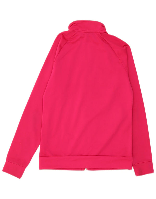 Adidas Mädchen-Trainingsanzug-Top-Jacke, 13–14 Jahre, rosa Polyester