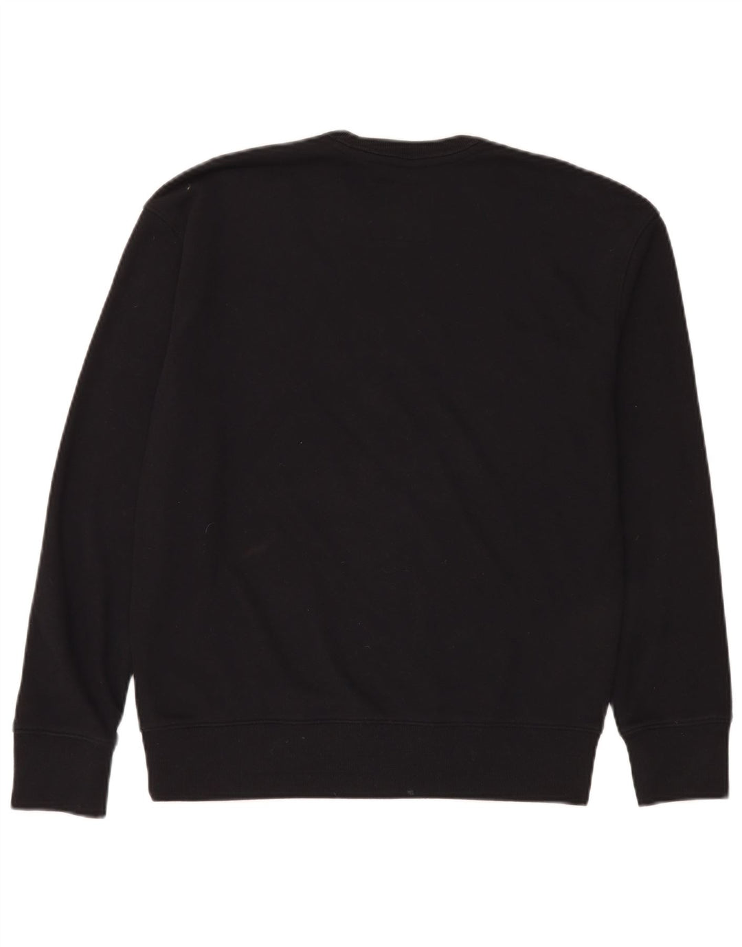 Hollister Herren-Sweatshirt mit Grafik, Größe S, schwarze Baumwolle