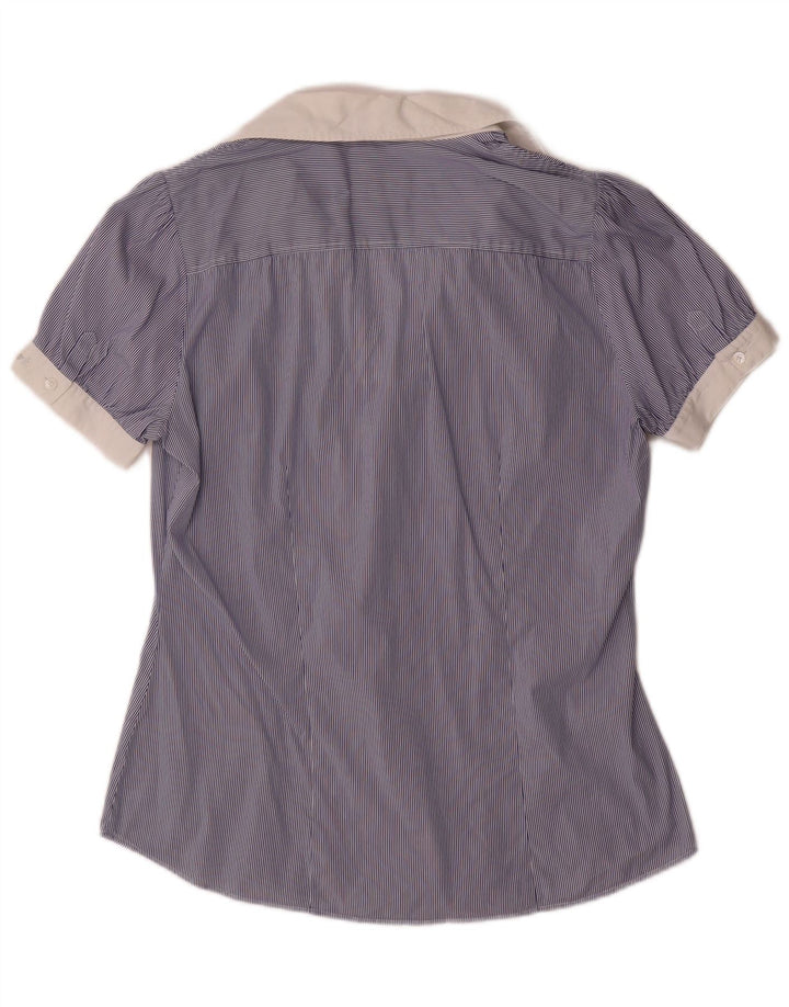 PAUL & SHARK Damen Yachting Pullover Shirt IT 42 Mittelblauer Nadelstreifen