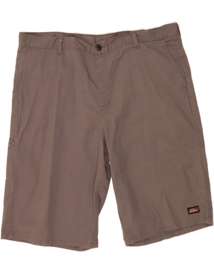 DICKIES Mens Chino Shorts W42 2XL Grey Polyester Vintage Dickies and Second-Hand Dickies from Messina Hembry 
