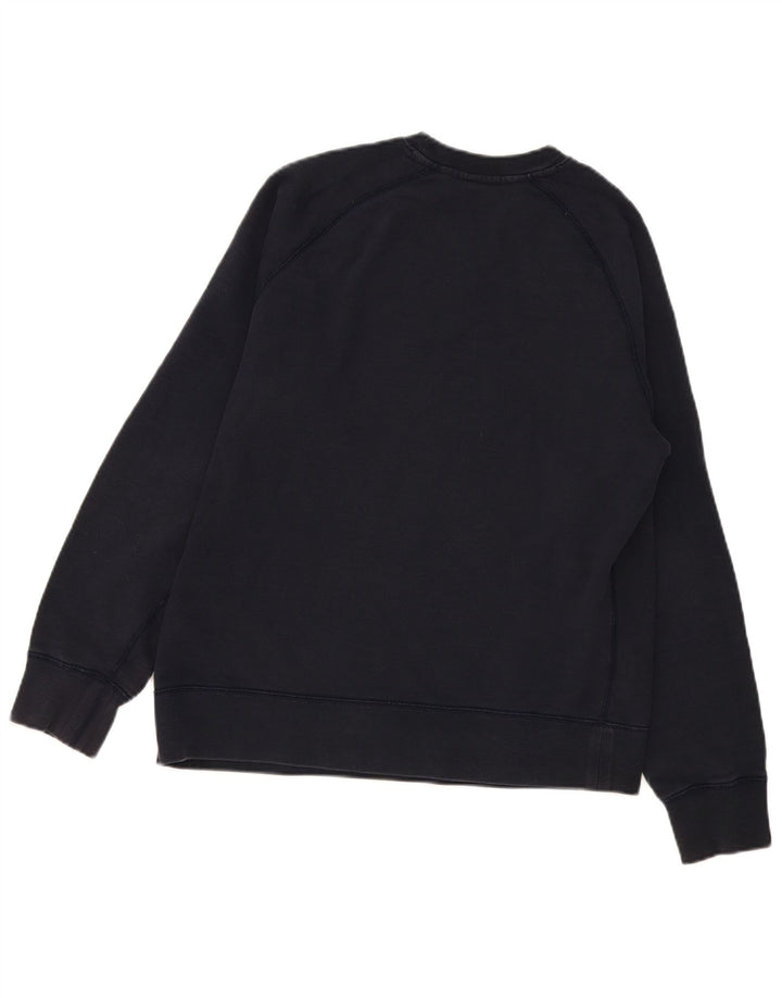Nike Herren-Sweatshirt mit Grafik, groß, marineblau, Baumwolle