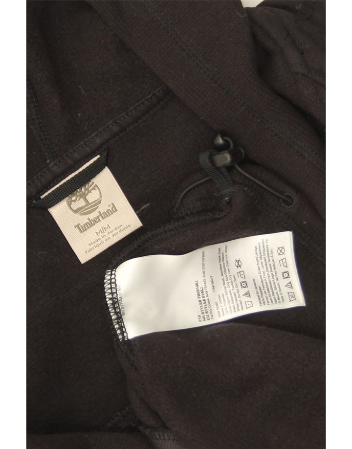 Timberland Herren-Kapuzenpullover mit Reißverschluss, mittelschwarz, Polyester