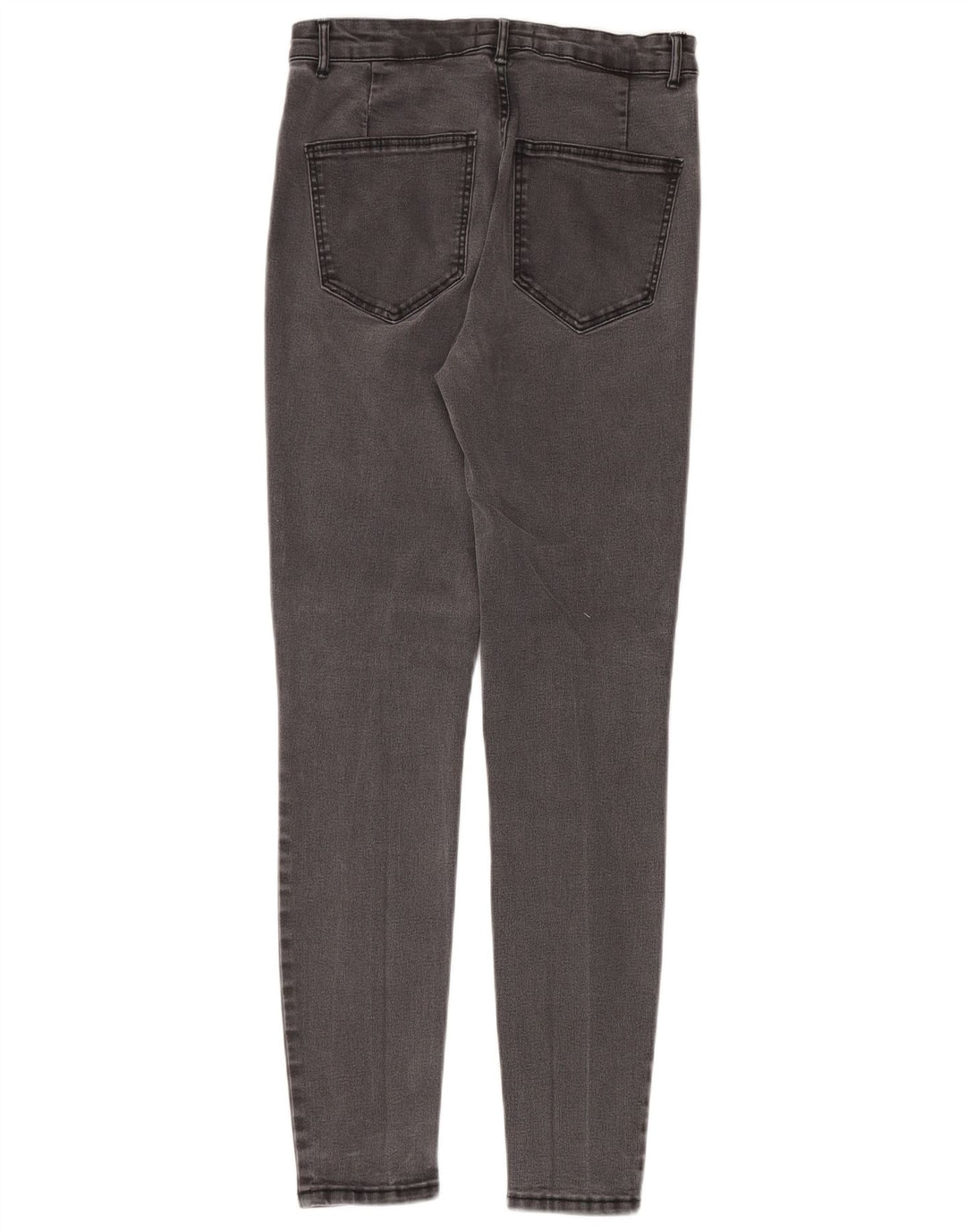 Zara Damen Skinny Jeans EU 40 Medium W30 L28 Graue Baumwolle