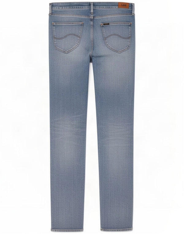 Lee Damen Distressed Slim Jeans W32 L32 Blaue Baumwolle