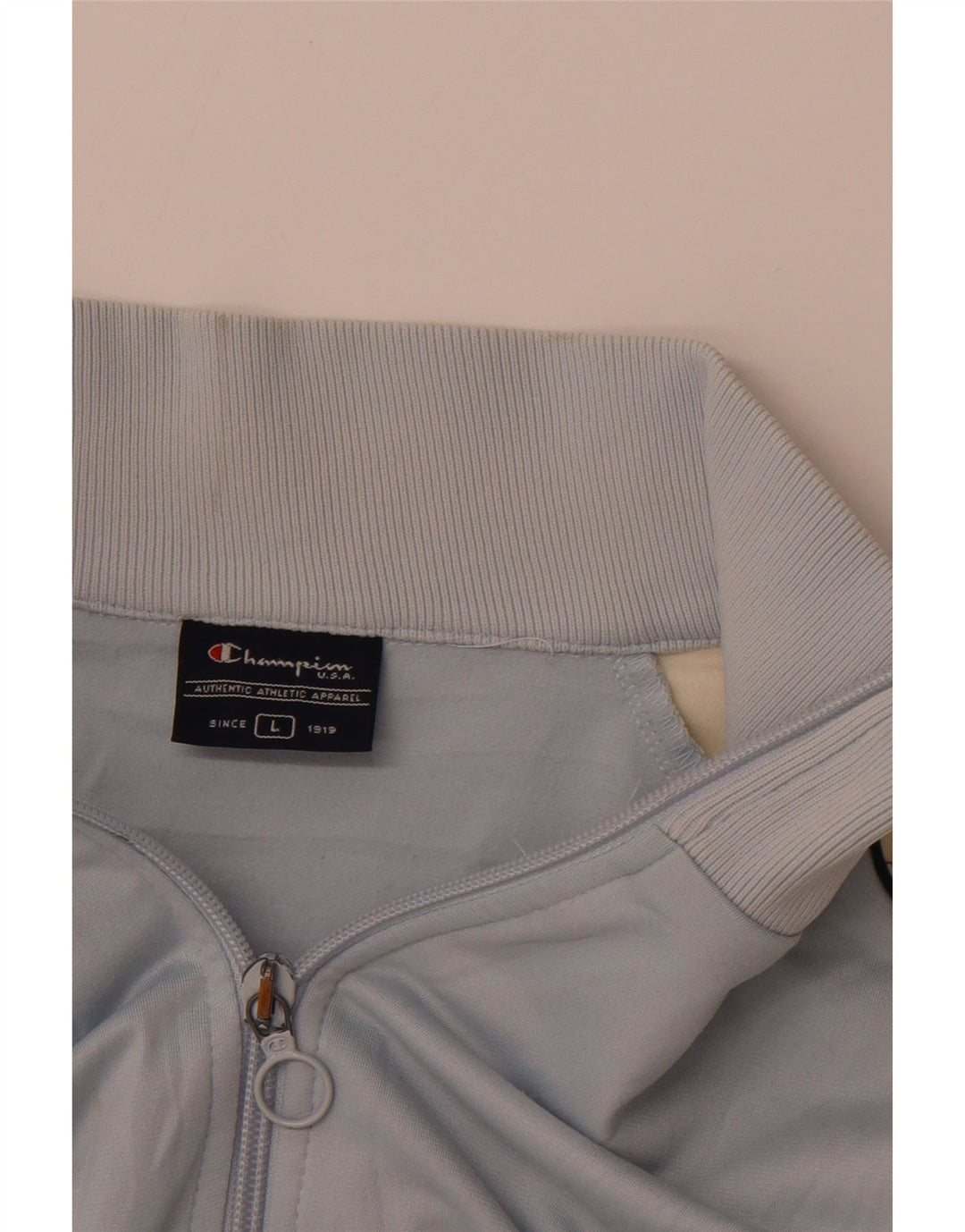 CHAMPION Damen-Trainingsanzug-Oberjacke, UK 16, Größe L, Blau, Farbblock