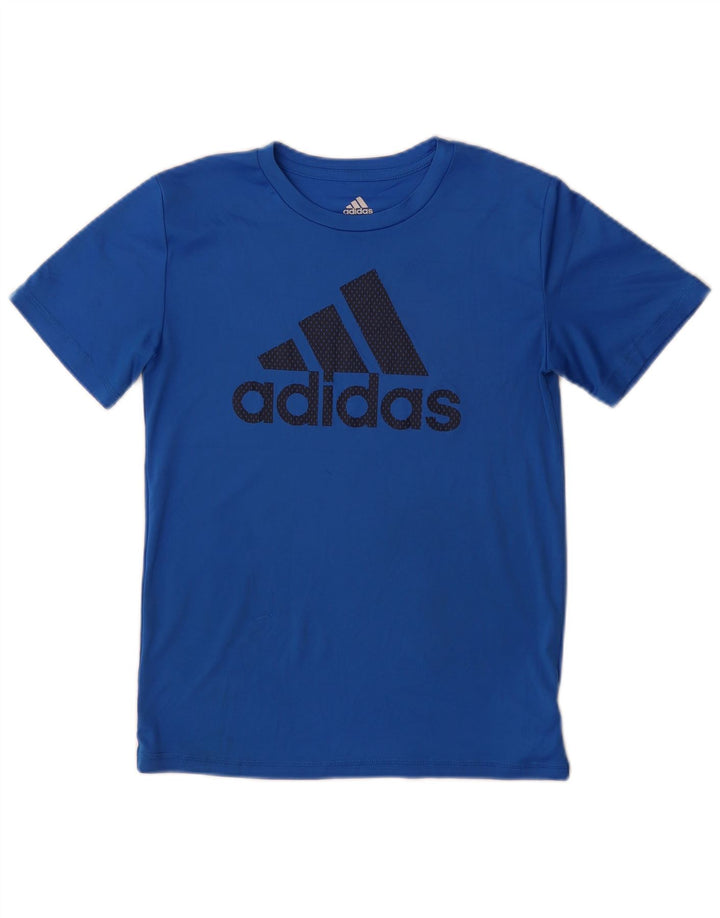Adidas Jungen Graphic T-Shirt Top 10-11 Jahre Mittelblau