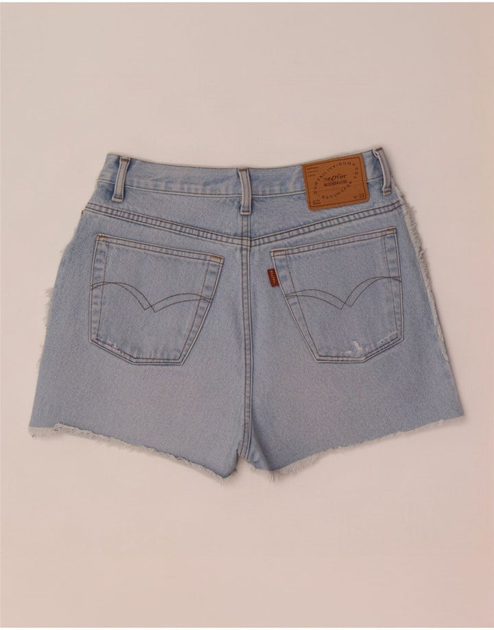 Vintage Damen Jeansshorts W30 Mittelblau