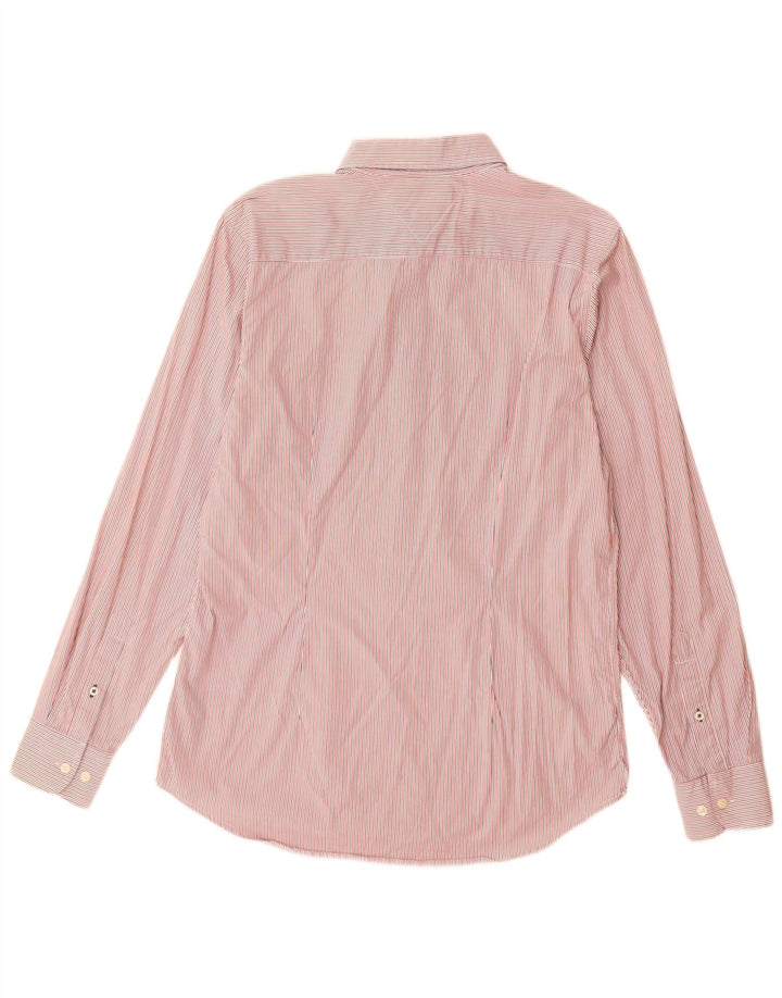 Tommy Hilfiger Herren-Hemd, groß, rosa, Baumwolle