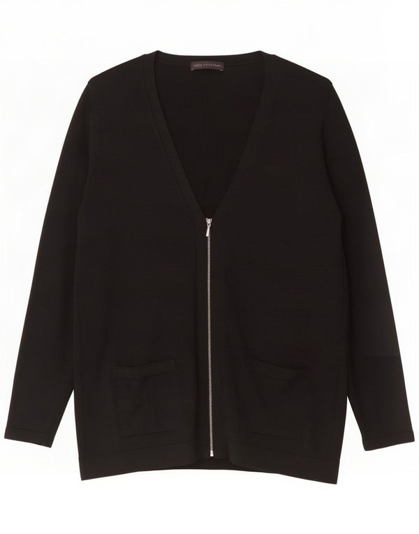 Marks & Spencer Damen Cardigan Pullover UK 14 Large Black Viscose