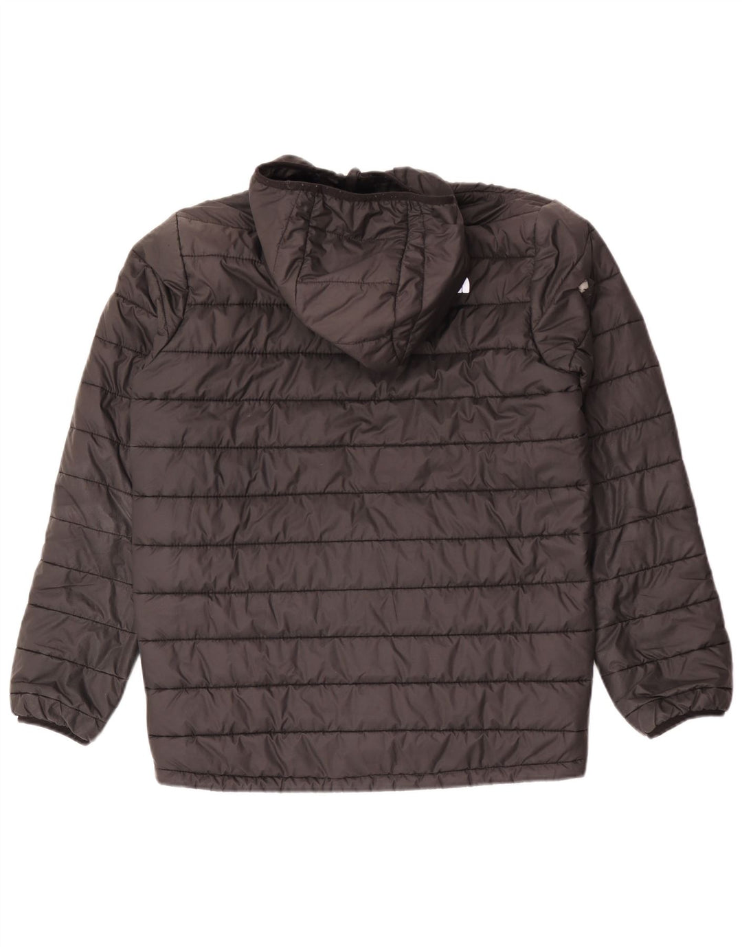 The North Face wattierte Jungenjacke mit Kapuze, 14–15 Jahre, XL, schwarzes Polyester