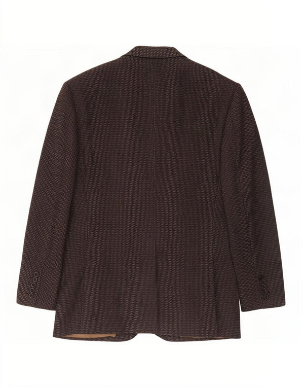 Anralfo Orsini Herren-Blazer mit 2 Knöpfen, Gr. 40, groß, braun gefleckt