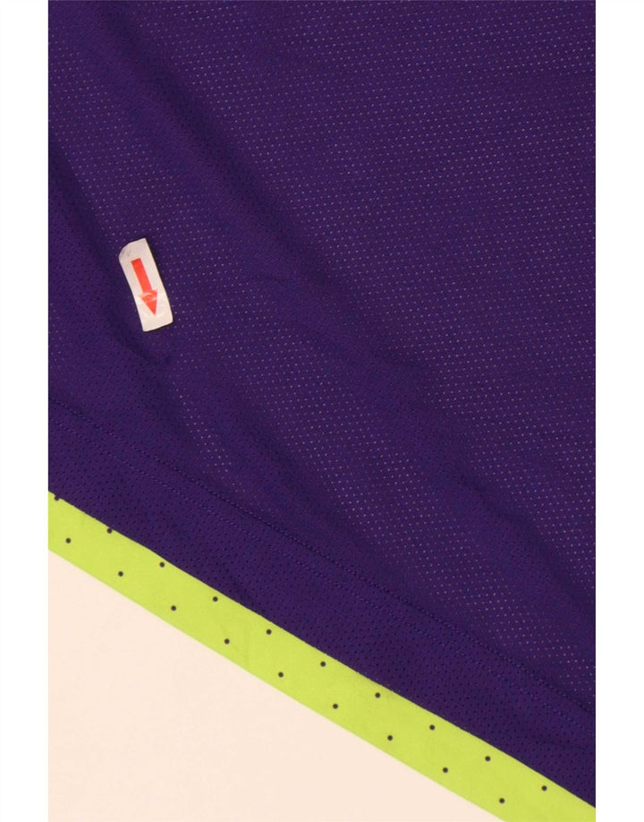 Nike Herren-T-Shirt mit Dri-Fit-Grafik, groß, lila, geometrisch, Polyester