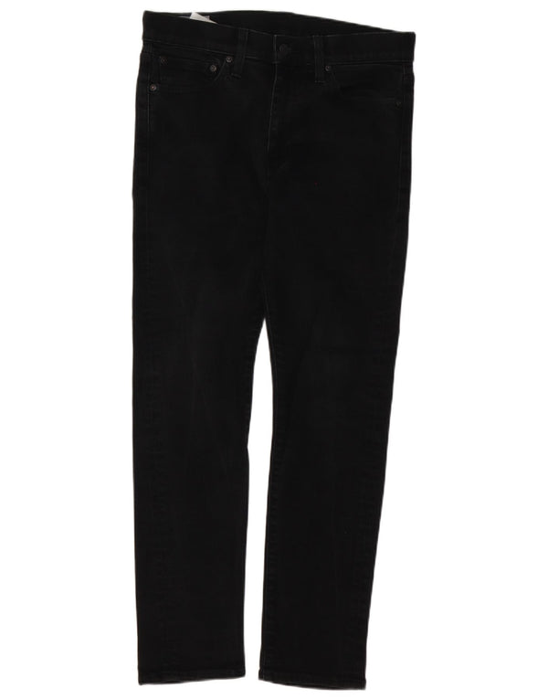 Levi's Herren 510 Skinny Jeans W32 L30 schwarze Baumwolle