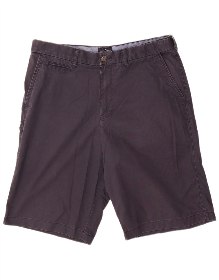 Marks & Spencer Herren Blue Harbor Chinoshorts W34 Große marineblaue Baumwolle