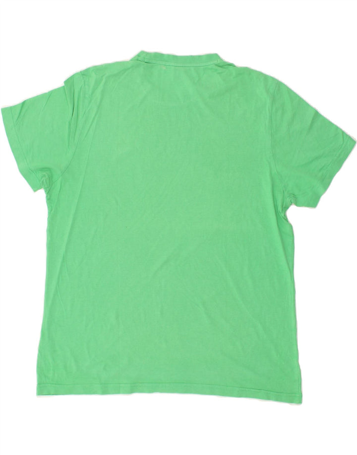 PUMA Mens T-Shirt Top XL Green Cotton Vintage Puma and Second-Hand Puma from Messina Hembry 