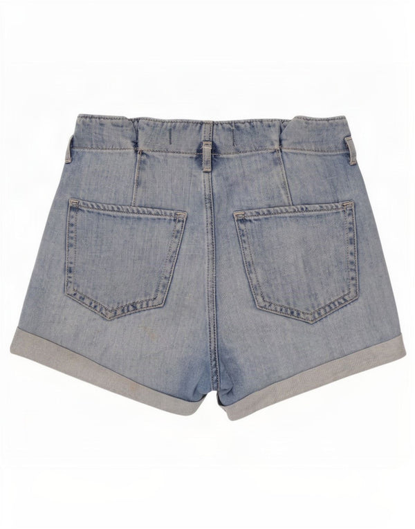 Hollister Damen Jeansshorts US 4 Small W26 Blaue Baumwolle