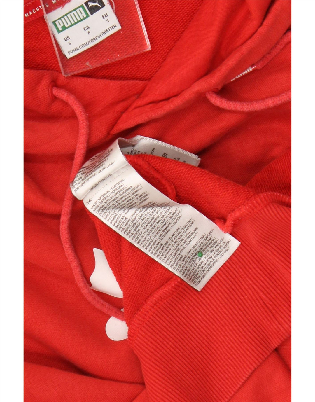 Puma Herren Graphic Hoodie Pullover Kleine rote Baumwolle
