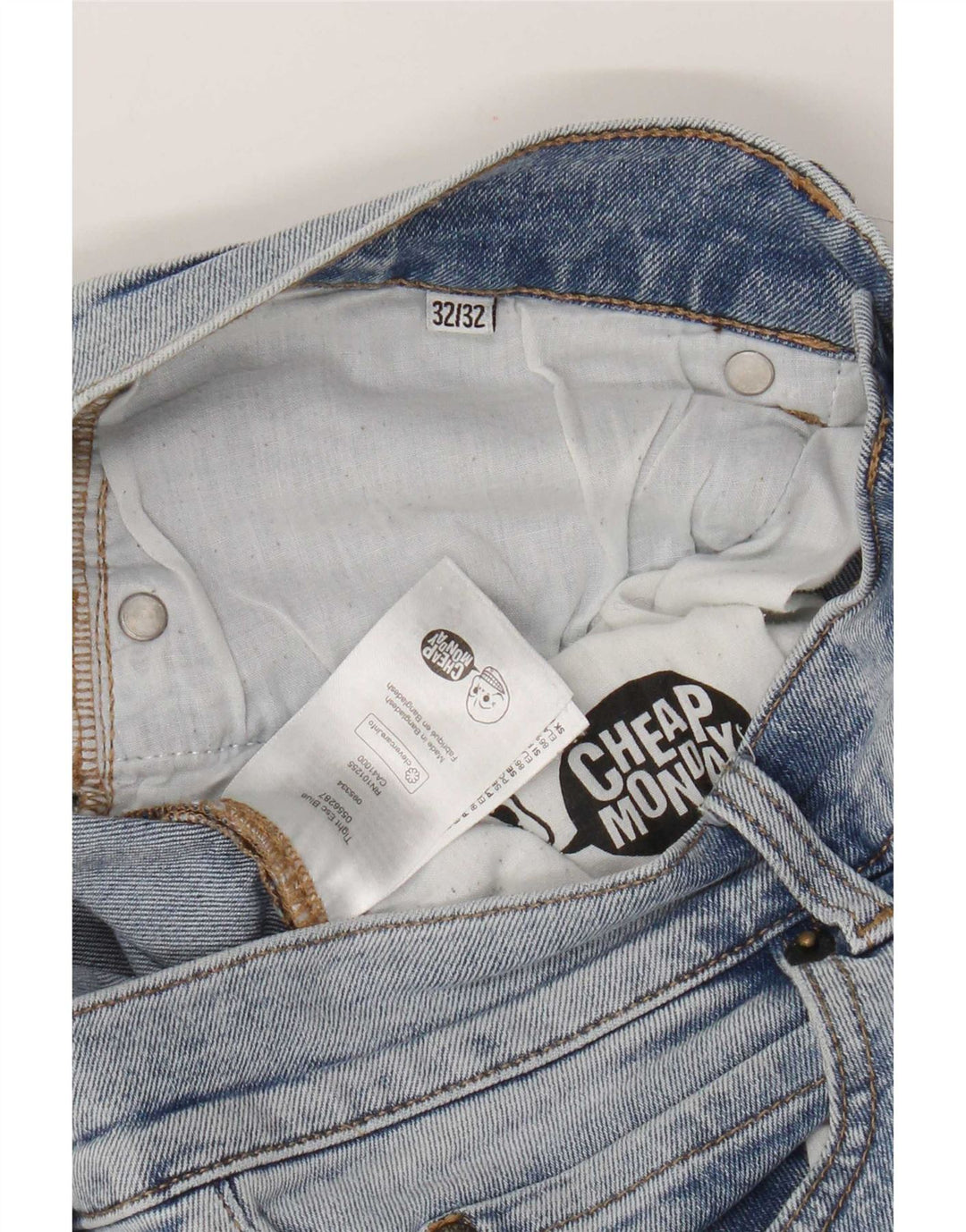 Cheap Monday Slim-Jeans für Damen, W32, L32, Blau, Baumwolle