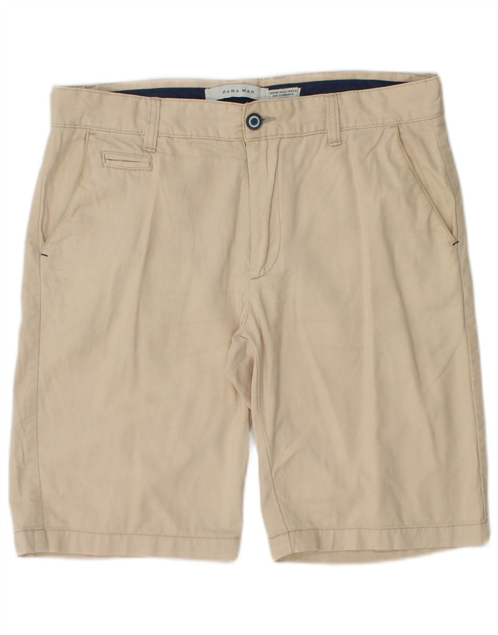 Zara Herren Chinoshorts EU 40 Medium W31 Beige