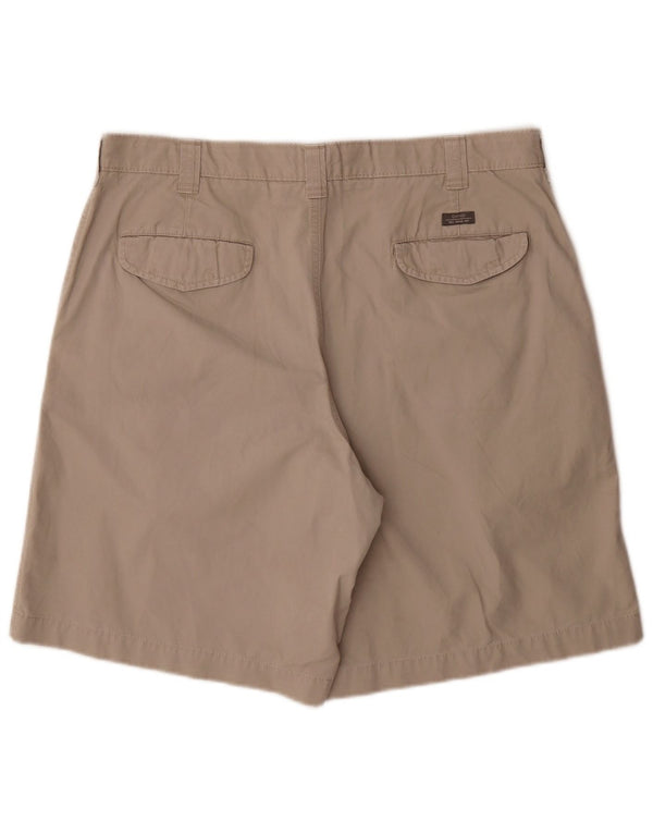 Marks & Spencer Herren Blue Harbor Chino Shorts W36 Large Beige Baumwolle