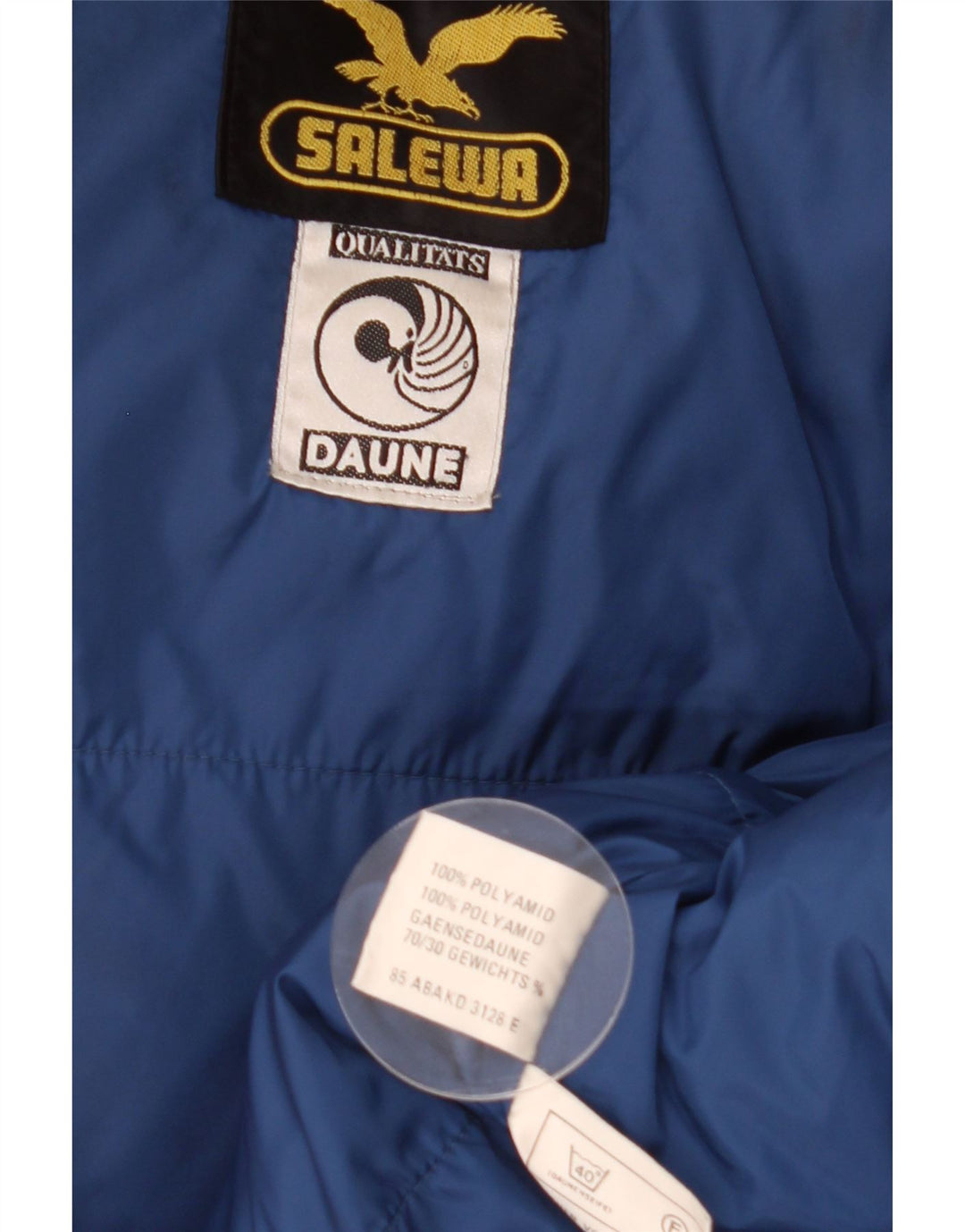 SALEWA Wattierte Herrenjacke UK 38 Mittelrotes Polyester
