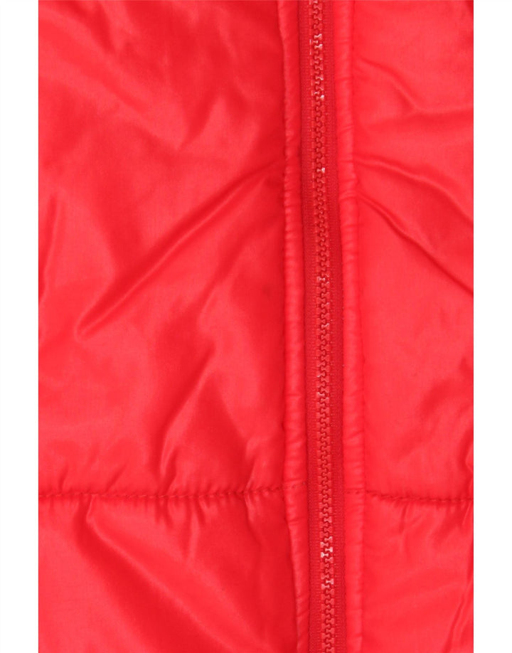 Stratos Wattierte Damenjacke IT 44 Mittelrotes Colourblock-Polyamid