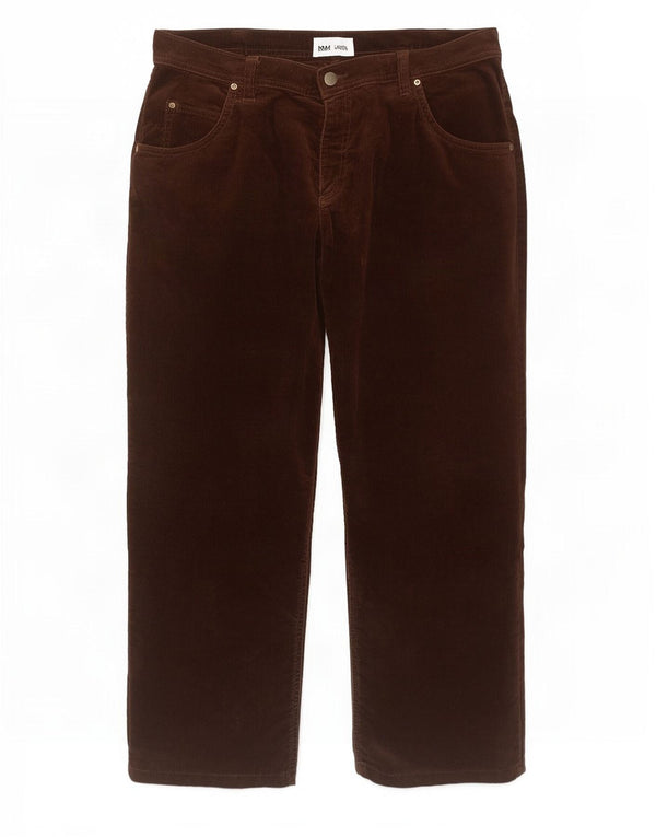 Lee Herren Brooklyn Gerade Cordhose W42 L29 Braune Baumwolle
