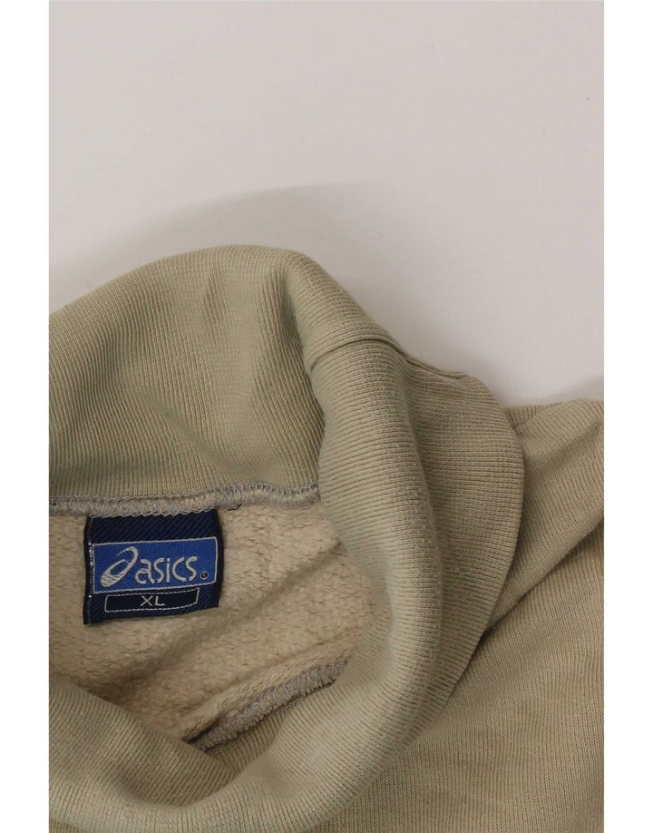 Asics Herren Grafik-Sweatshirt-Pullover XL Beige Farbblock