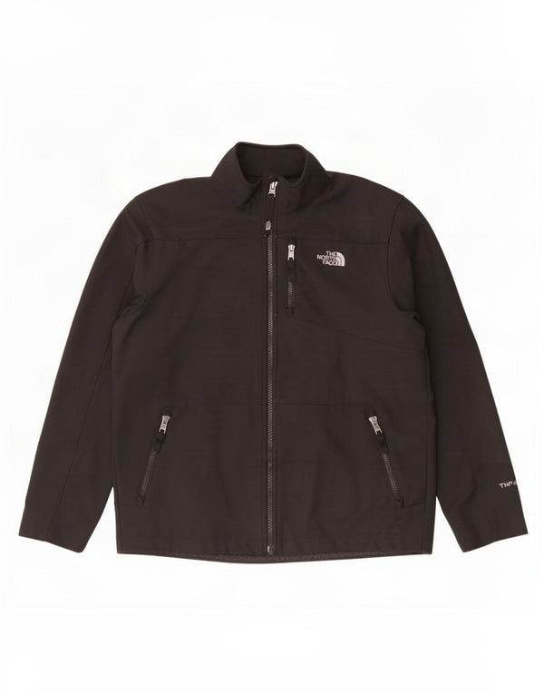 The North Face Jungen-Trainingsanzug-Top-Jacke, 11–12 Jahre, groß, schwarzes Polyester