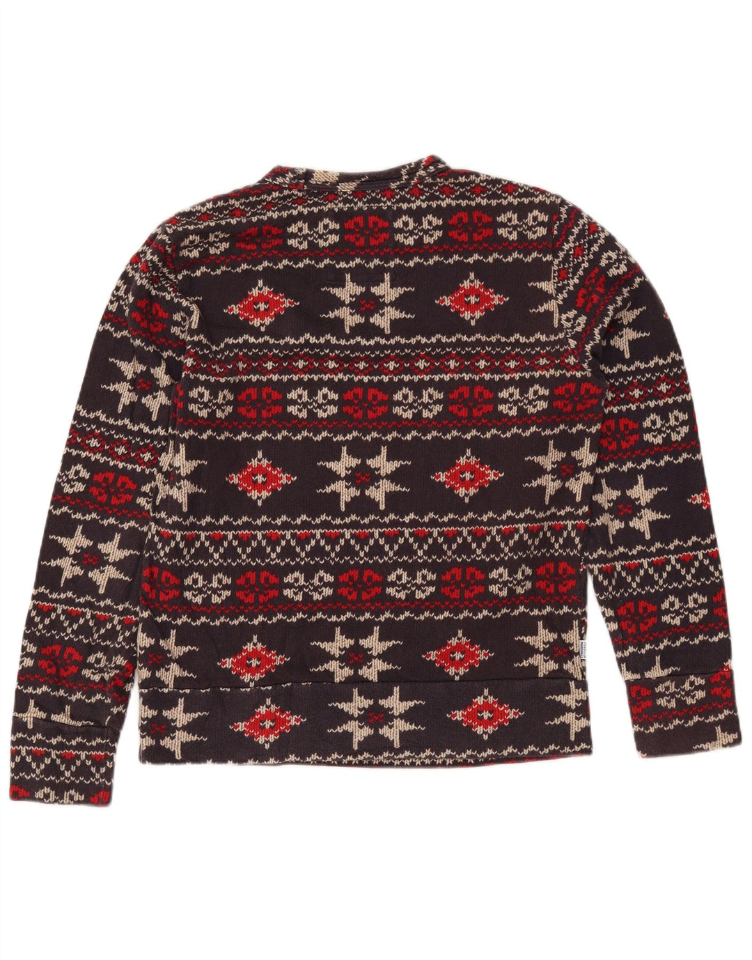 FRANKLIN MARSHALL Grafik-Sweatshirtpullover für Damen, Gr. 10, Braun