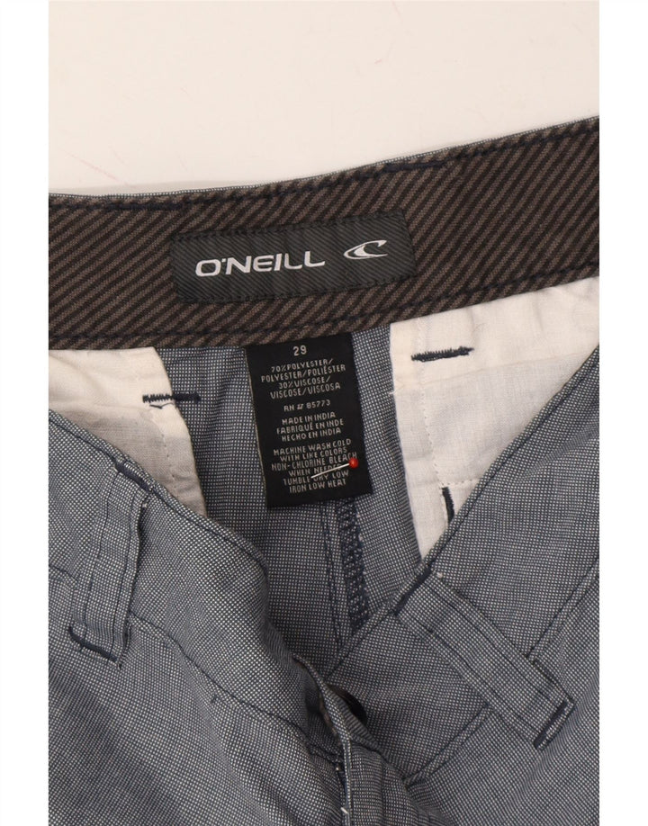 O'NEILL Mens Chino Shorts W28 Small Navy Blue Polyester Vintage O'Neill and Second-Hand O'Neill from Messina Hembry 