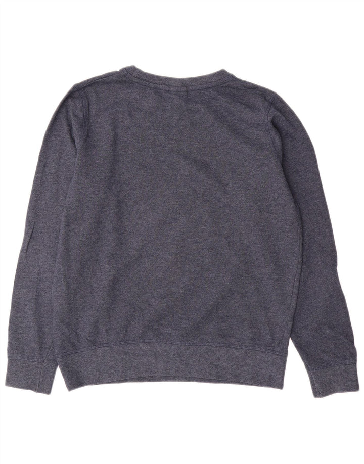 Weird Fish Damen-Sweatshirt mit Grafik, übergroß, Gr. 10, Marineblau