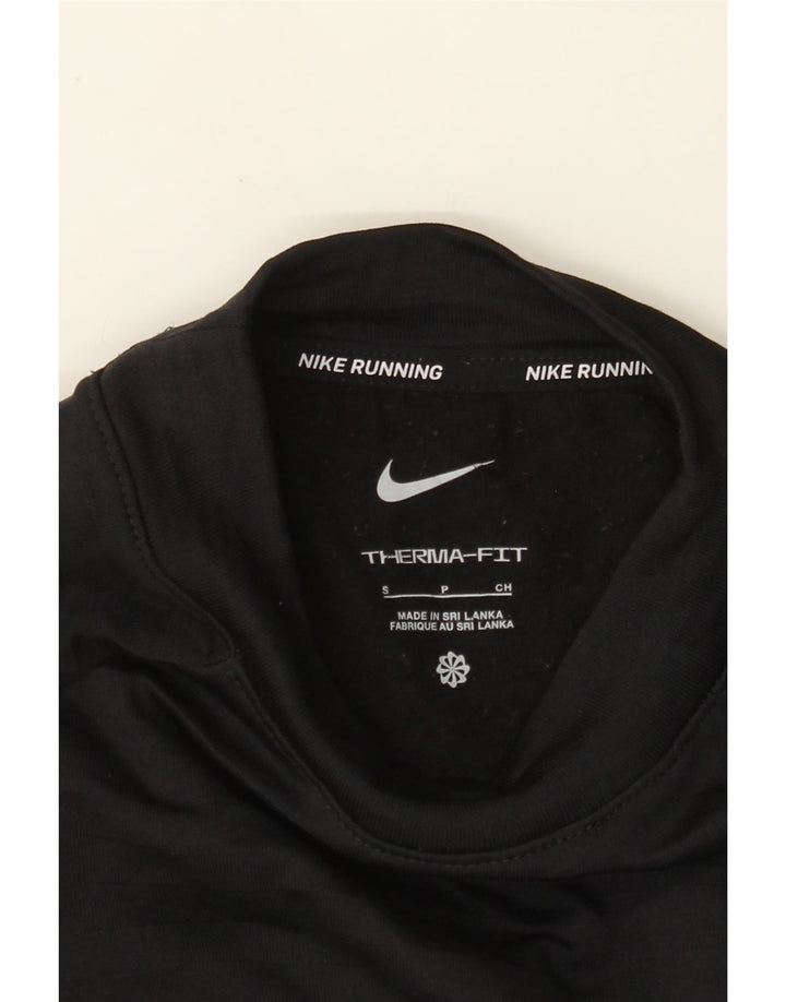 NIKE Damen Therma-Fit Top Langarm UK 10 Small Schwarz