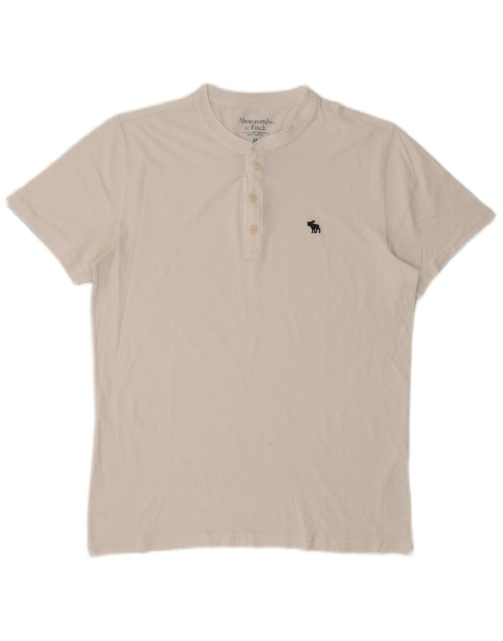 ABERCROMBIE & FITCH Herren T-Shirt Top Mittelweiße Baumwolle