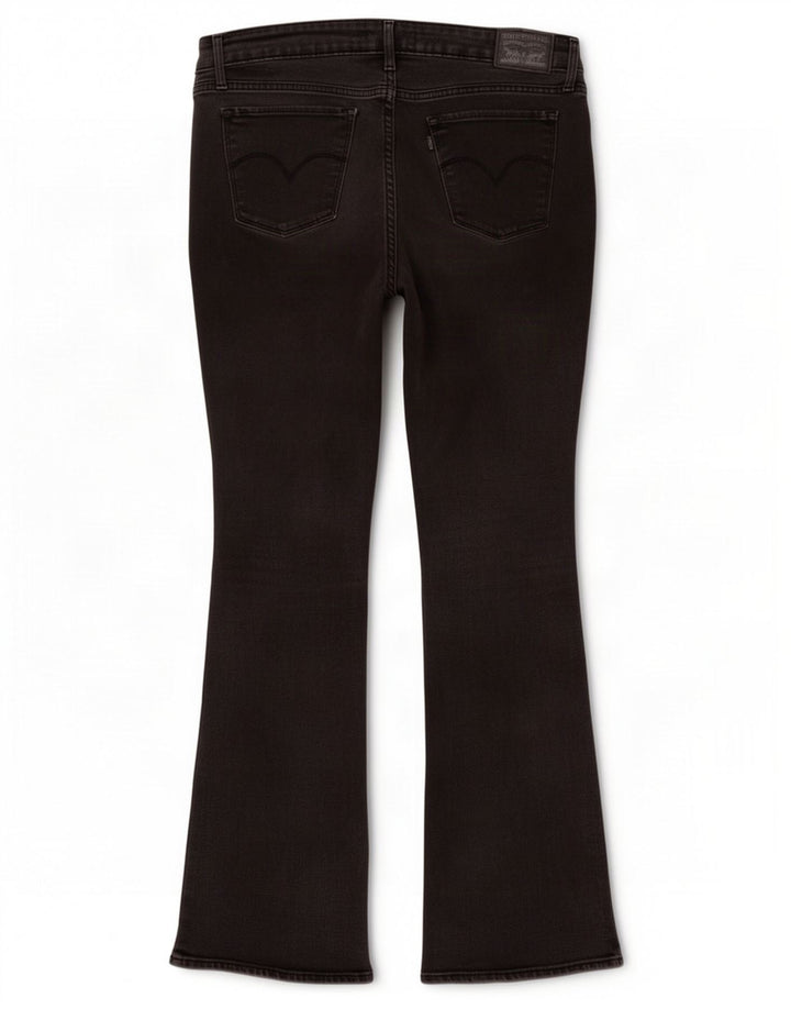 Levi's Damen 715 Bootcut Jeans W32 L32 Graue Baumwolle