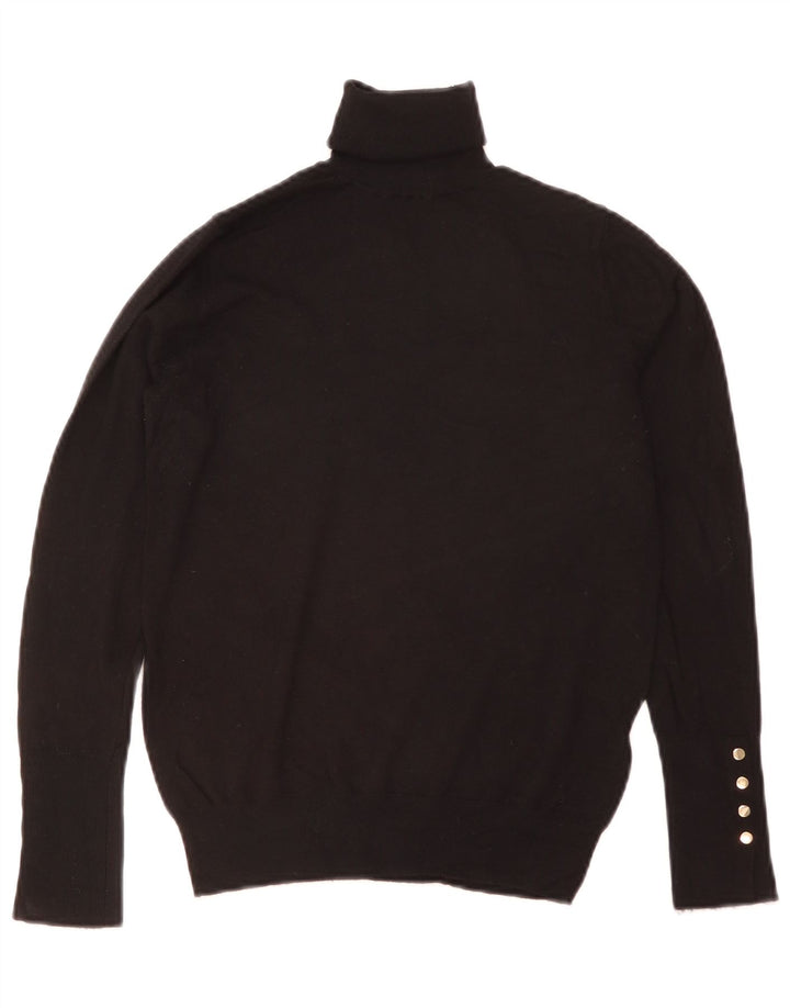ZARA Damen-Pullover mit Rollkragen, Gr. 12, mittelschwarz, Viskose