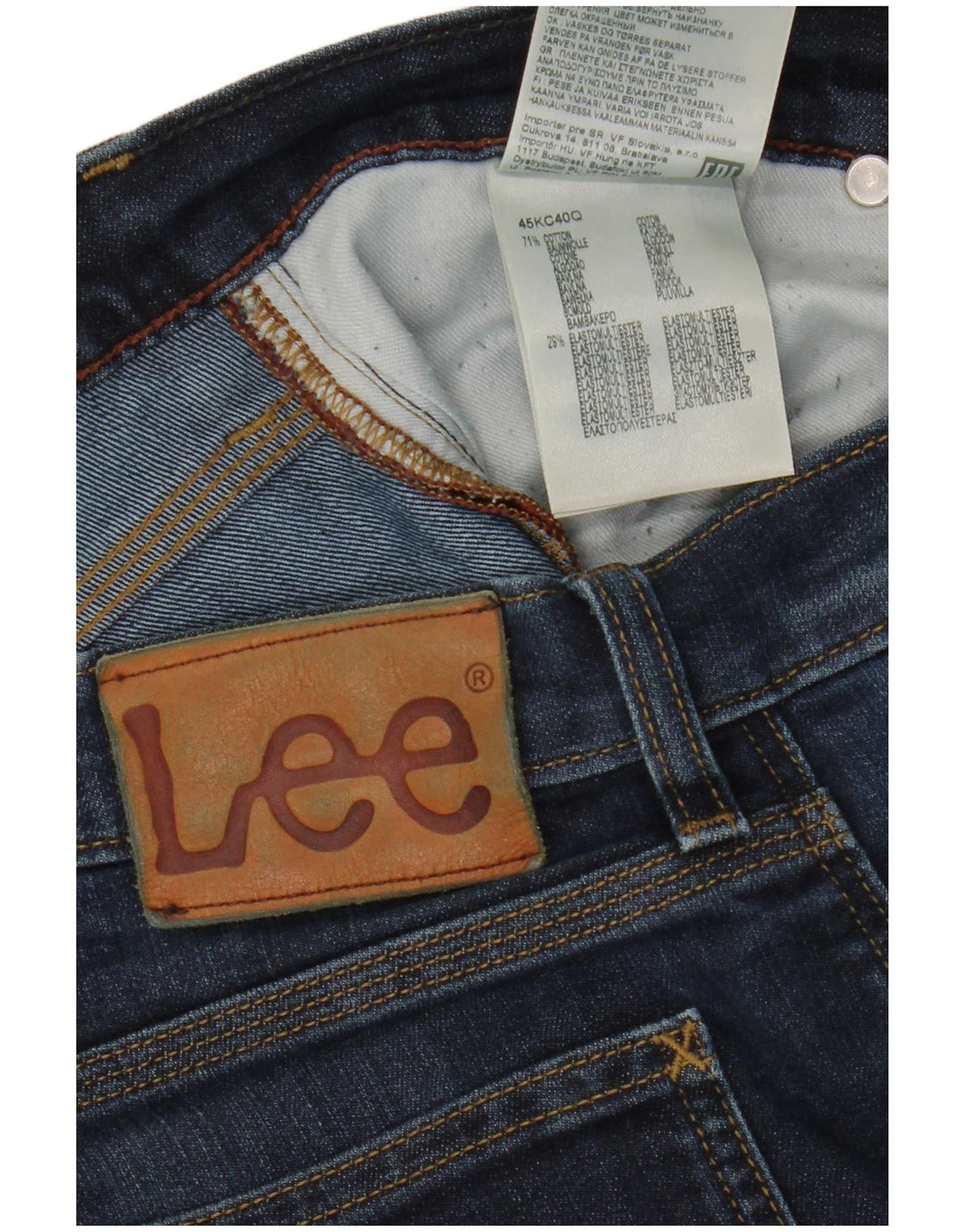 Lee Herren Daren Slim Jeans W33 L31 Blaue Baumwolle