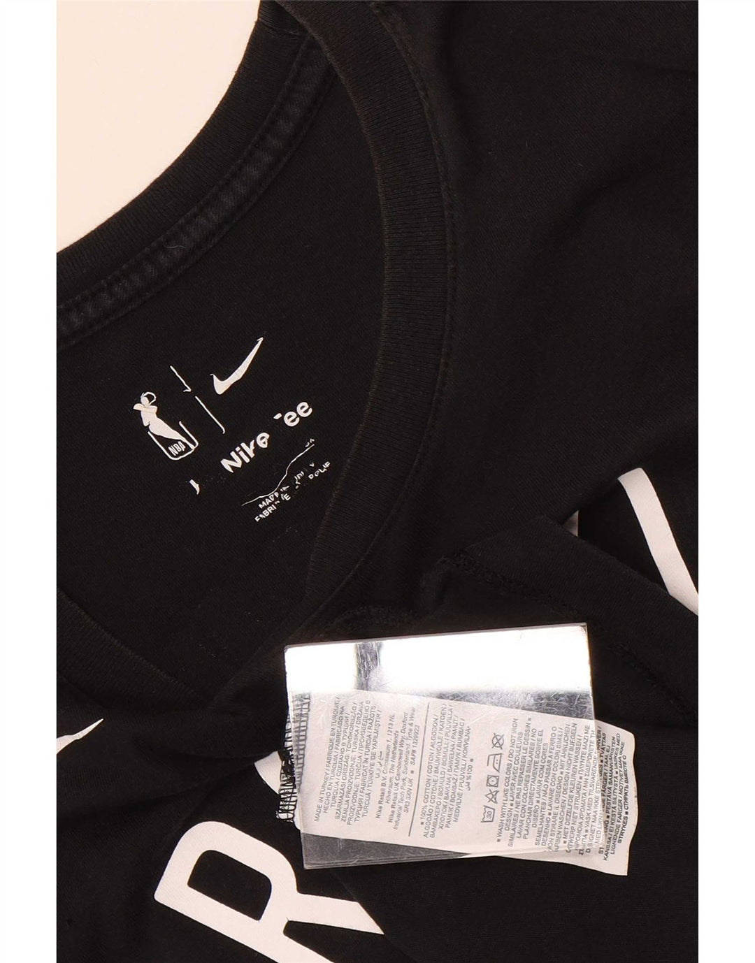 Nike Herren Brooklyn Graphic T-Shirt Top Small Schwarz Baumwolle