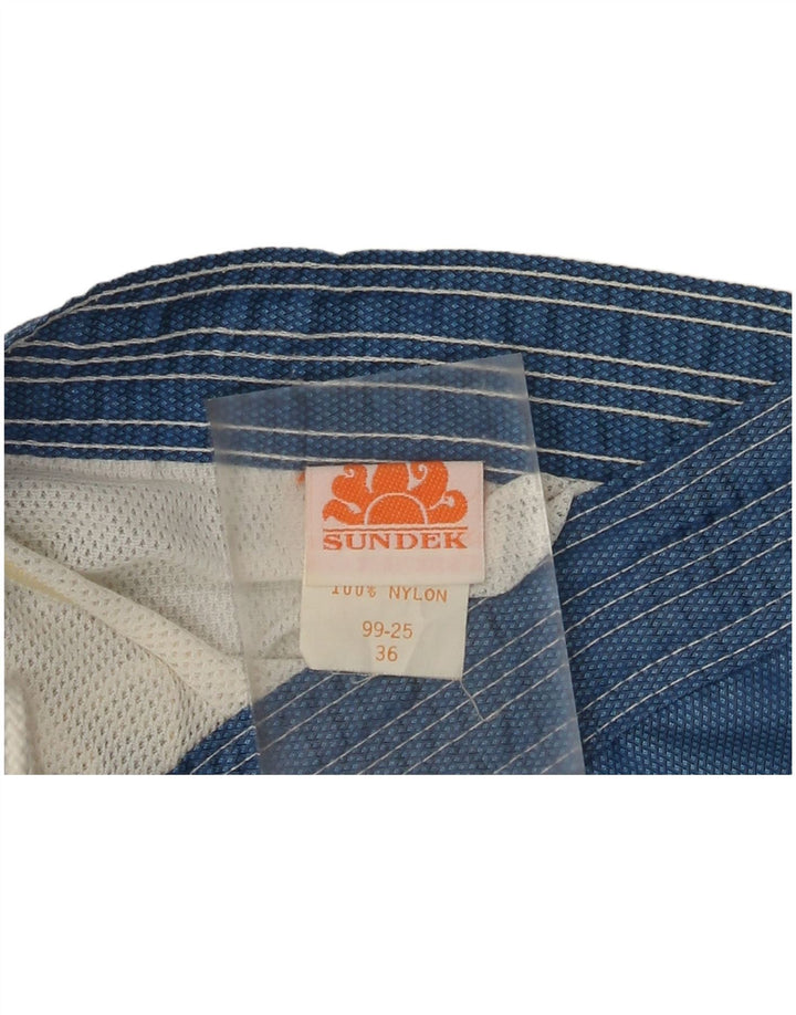 Sundek Herren-Badeshorts, groß, aus blauem Nylon