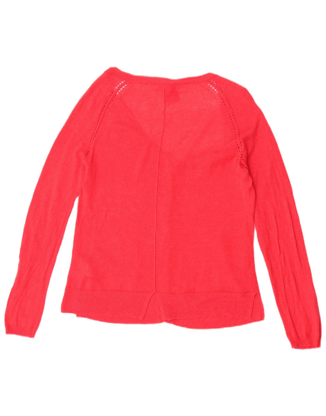 White Stuff Damen-Cardigan-Pullover UK 12 Mittelrotes Leinen